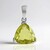 Ciondolo in argento con Quarzo Ouro Verde