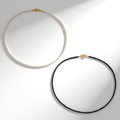 Collana in argento con Spinello Nero