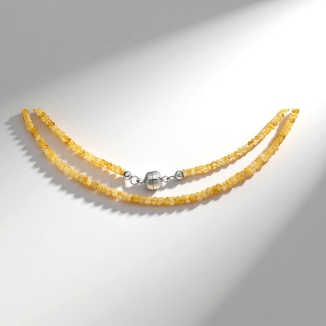 Collana in argento con Citrino
