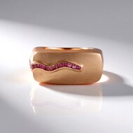 Anillo en plata con Turmalina rosa de Nigeria (SAELOCANA)