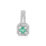 Ciondolo in argento con Smeraldo Colombiano