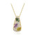 Gouden halsketting met saffieren (CIRARI)
