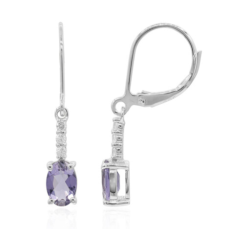 Orecchini in argento con Iolite