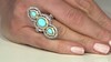 Zilveren ring met een Sleeping Beauty Turkoois (Dallas Prince Designs)