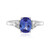 Bague en argent et Tanzanite
