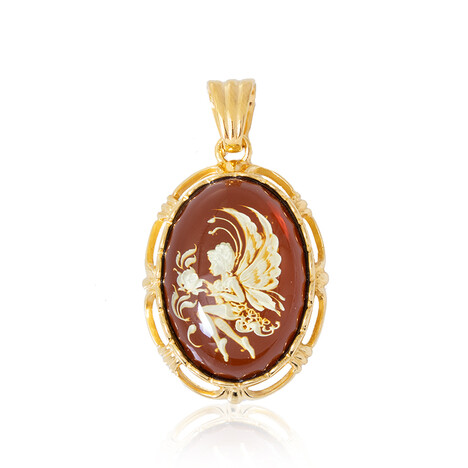 Ciondolo in argento con Ambra Baltica (dagen)