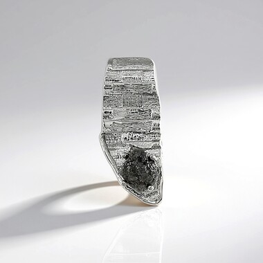 Colgante en plata con Diamante plateado (MONOSONO COLLECTION)