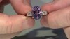 Anillo en plata con Amatista Rosa de Francia