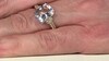 Anillo en oro con Danburita