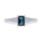 Blauer Ceylon-Saphir-Goldring