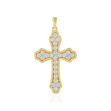 Zilveren hanger met zirkonen