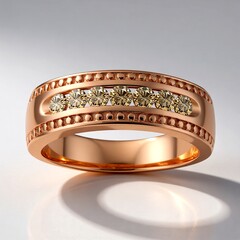 Anello in oro con Diamante Rose de France SI1 di Argyle (Annette)