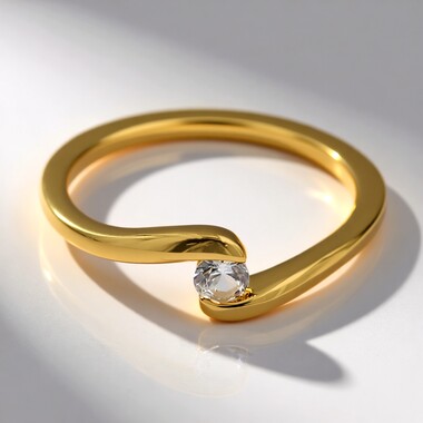 Anello in argento con Zircone