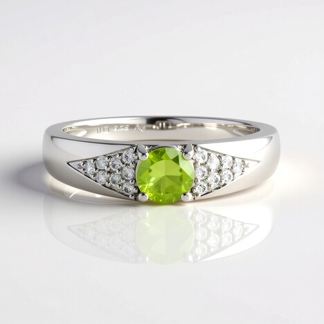 Anello in argento con Sfene