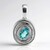 Ciondolo in argento con Fluorite Braldu (Pallanova)