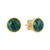 Boucles d'oreilles en argent et Malachite