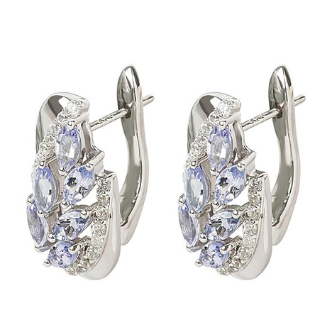Orecchini in argento con Tanzanite