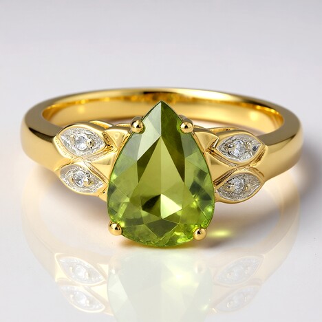 Anello in oro con Tormalina Paraíba (AMAYANI)