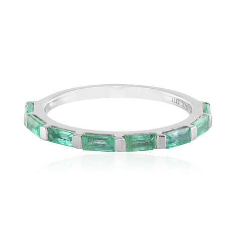 Gouden ring met Russische smaragden