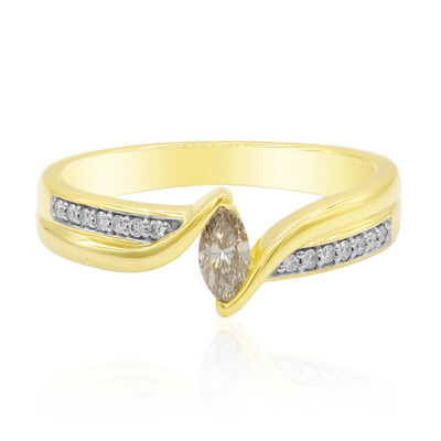Anello in oro con Diamante Champagne d'Argyle SI1 (Mark Tremonti)