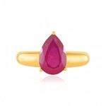 Madagaskar-Rubin-Silberring (de Melo Essence)