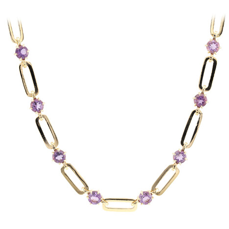 Collar en plata con Amatista