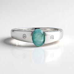 Anello in argento con Grandidierite