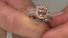 Anillo en oro con Morganita AAA (CIRARI)