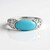 Anello in argento con Turchese Sleeping Beauty (Ornaments by de Melo)