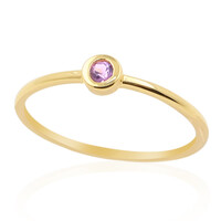 Anello in argento con Zaffiro Ceylon Porpora (non riscaldato)