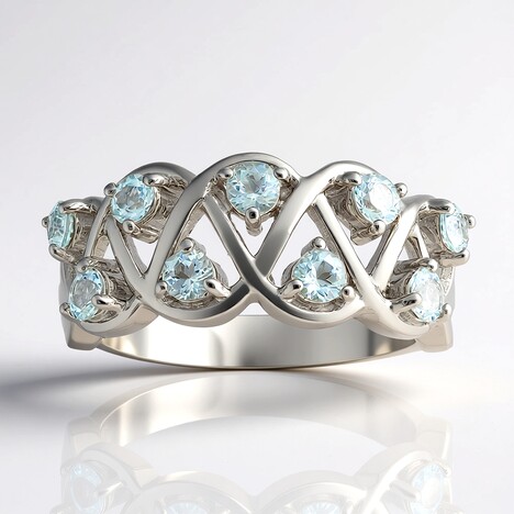 Anello in argento con Ambligonite