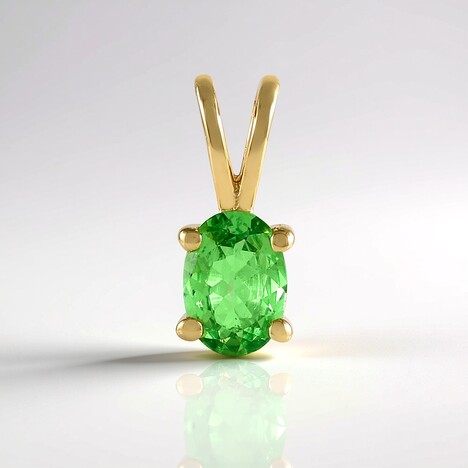 Ciondolo in argento con Lemshuku Tsavorite