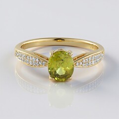 Anello in oro con Sfene (AMAYANI)