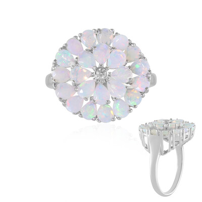 Anello in argento con Opale di Welo