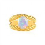 Anillo en plata con Ópalo Welo AAA (de Melo Essence)