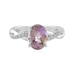 Anillo en plata con Ametrino