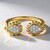 Anello in oro con Diamante SI1 (G) (Annette)