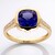 Bague en or et Tanzanite AAA (CIRARI)