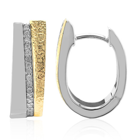 Zirkon-Silberohrringe (MONOSONO COLLECTION)