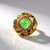 Anello in argento con Calcedonio Verde (Adela Silber)