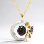 Collana in argento con Opale Mezezo (Gems en Vogue)