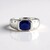 Anello in argento con Cianite del Nepal