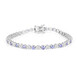 Tanzanite Silver Bracelet