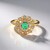 Anello in oro con Smeraldo Russo
