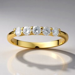 Anello in oro con Diamante I1 (I)  (CIRARI)