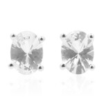 Pendientes en plata con Danburita