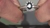 Anillo en plata con Zafiro Teal