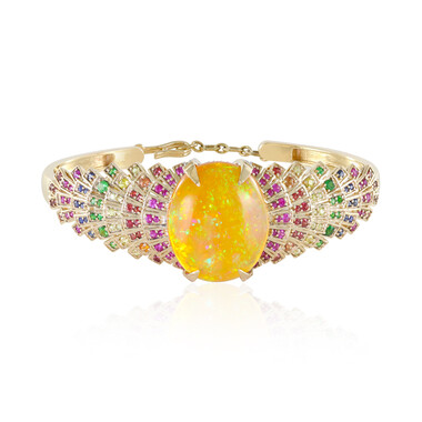 Welo-Opal-Goldarmreif (AMAYANI)