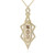 14K I2 Champagne Diamond Gold Necklace (de Melo)