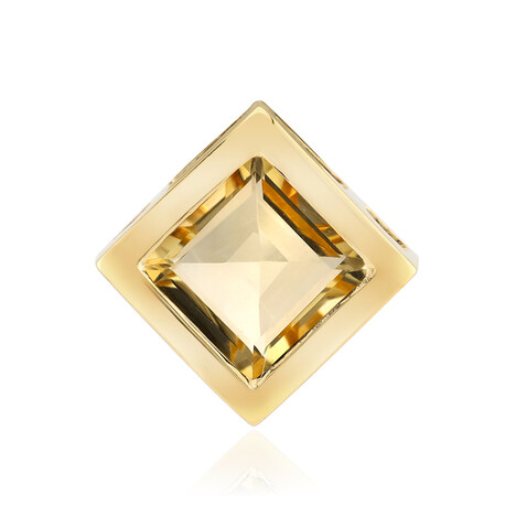 Ciondolo in argento con Citrino (MONOSONO COLLECTION)